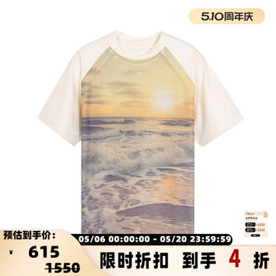 ADERERROR3D印花短袖圆领T恤