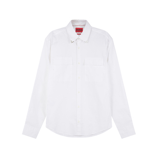 Boss雨果博斯 银泰百货 男士 衬衫 300095 HUGO系列休闲长袖 Hugo