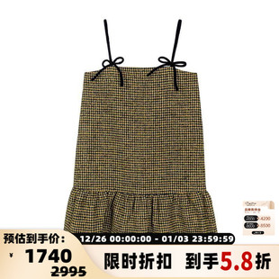 301574 女士吊带连衣裙银泰百货精品 GANNI 新款