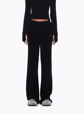 ANN ANDELMAN25秋冬女士微喇休闲针织长裤银泰百货精品 301286