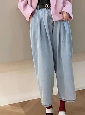 pushBUTTON 春夏款女士锥形牛仔裤银泰百货精品 301596