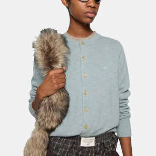 ACNE STUDIOS 女士羊毛混纺开衫毛衣银泰百货精品 301574