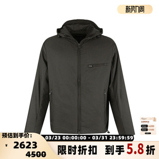 连帽拉链棉服夹克银泰百货 轻薄款 300095 男士 Armani阿玛尼EA