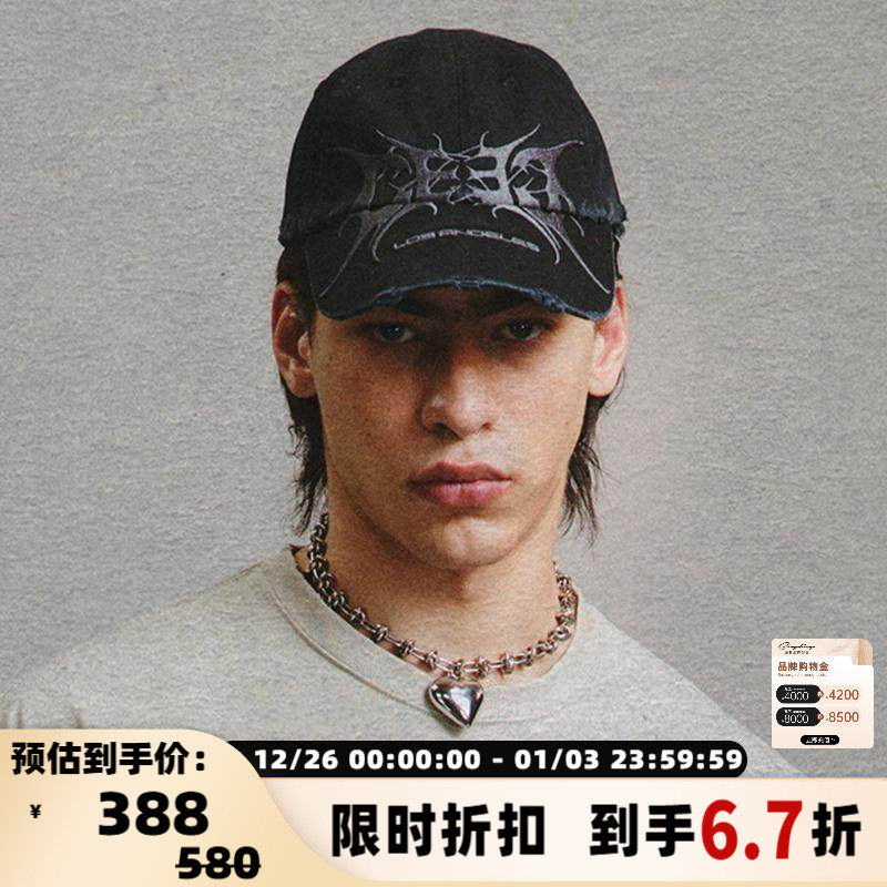 新款美式复古水洗鸭舌帽