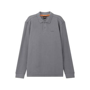 POLO衫 Hugo 华夫格纹理长袖 Boss 银泰百货精品300095 雨果博斯男士