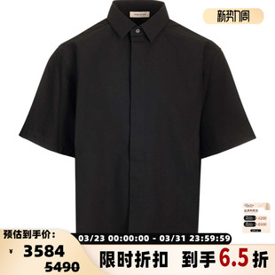 春夏男士 GOD 商务休闲纯色短袖 衬衫 301574 FEAR 银泰百货