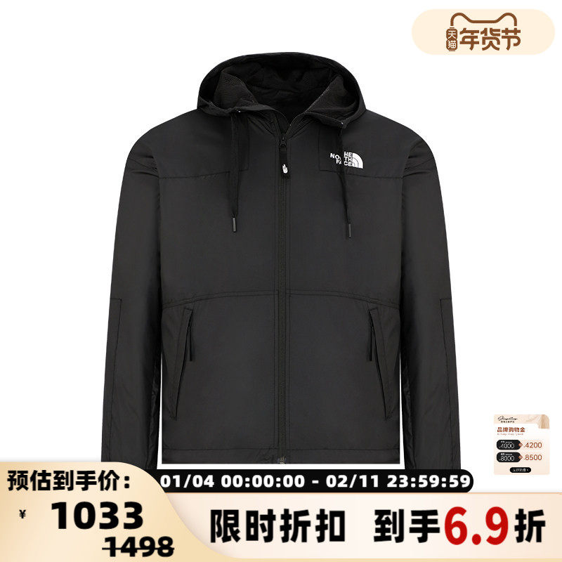 THE NORTH FACE/北面 女款字母连帽夹克冲锋衣银泰百货 300217,户外/登山/野营/旅行用品,冲锋衣,淘宝优惠券,粉丝福利购,淘宝优惠卷