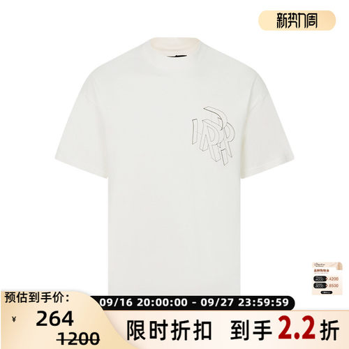 REPRESENT男士圆领短袖T恤