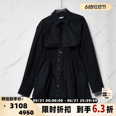 Alexander Wang女士真两件衬衣连衣裙银泰百货精品 301596