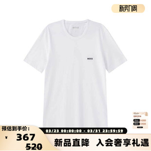 Boss 银泰百货精品 春夏男士 T恤三件套装 300095 圆领短袖 Hugo