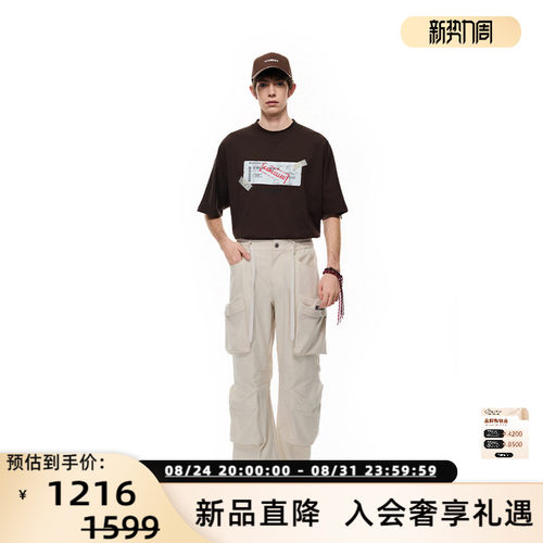 VETEMENTS男女款纯棉工装裤