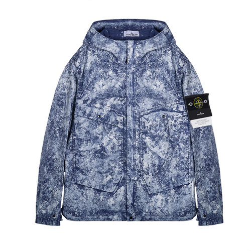 STONE ISLAND 春夏男士迷彩连帽夹克舒适休闲银泰百货 301574