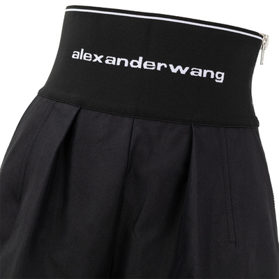ALEXANDER WANG 春夏新款女士高腰休闲短裤银泰百货 301574