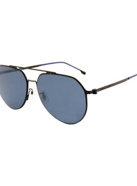 HUGO BOSS 墨镜男女款飞行员式双梁太阳镜银泰300211