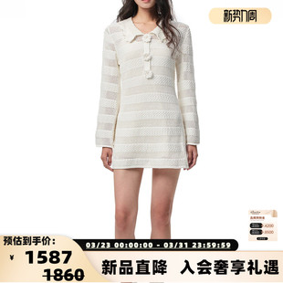 女士立体花朵针织连衣裙银泰百货 26春夏新款 301469 ENRO SHRO