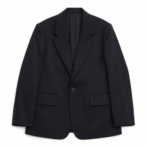 早秋款男士羊毛经典极简西服外套