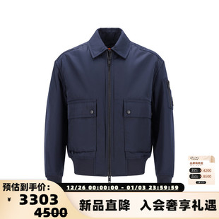 可拆卸门襟夹棉飞行员夹克棉服银泰300095 男士 Hugo Boss雨果博斯
