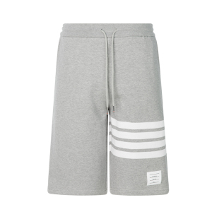 松紧腰抽绳休闲短裤 THOM 四杠男士 棉质经典 BROWNE 24春夏新款