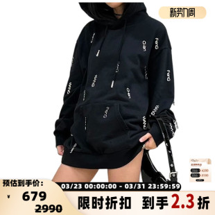 Chen 金属字母连帽卫衣银泰百货 Wang 男女同款 301596 春夏款 Feng