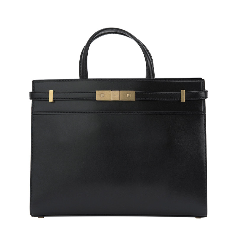 Saint Laurent /圣罗兰 YSL 黑色牛皮革材质女士单肩斜挎手提包