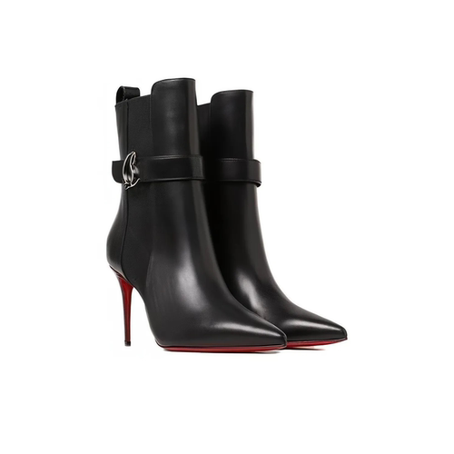 CHRISTIAN LOUBOUTIN路铂廷 女士牛皮革尖头细跟高跟鞋 301604
