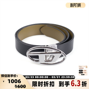 皮带银泰百货精品 女士牛皮革logo标时尚 301574 春夏新款 DIESEL