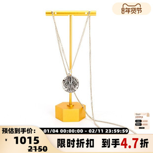 Emanuele Bicocchi项链吊坠时尚新款优雅镂空银泰百货精品301574