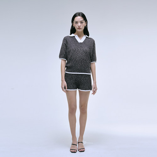 INSPIRE日常休闲短袖针织衫