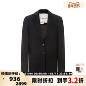 女士日常通勤上班OL风两粒扣口袋西装 HERSKIND 春季 外套银泰百货