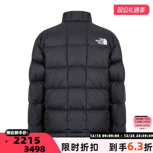 THE NORTH FACE/北面 秋冬男款方格纹立领羽绒服银泰百货 300217