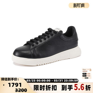 银泰百货 系带厚底休闲运动鞋 300095 男士 Armani阿玛尼EA