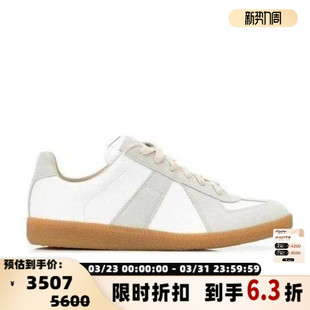 银泰 MAISON 女士拼色圆头系带低帮休闲鞋 夏季 301604 MARGIELA