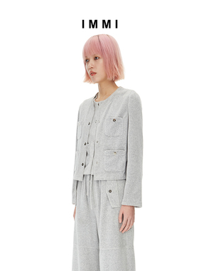 设计师品牌 IMMI 女士海鸥绒毛巾布贴袋2IN1夹克300124