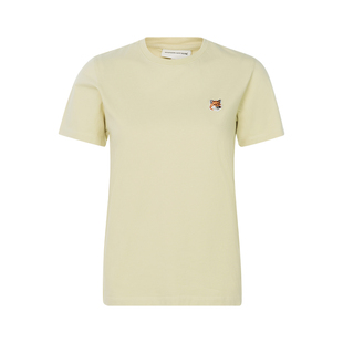 MAISON 24春夏棉质经典 狐狸头刺绣女士短袖 T恤银泰百货 KITSUNE