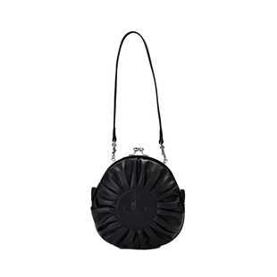 300217 女士PU褶皱单肩包手提斜挎包银泰百货 Vivienne Westwood