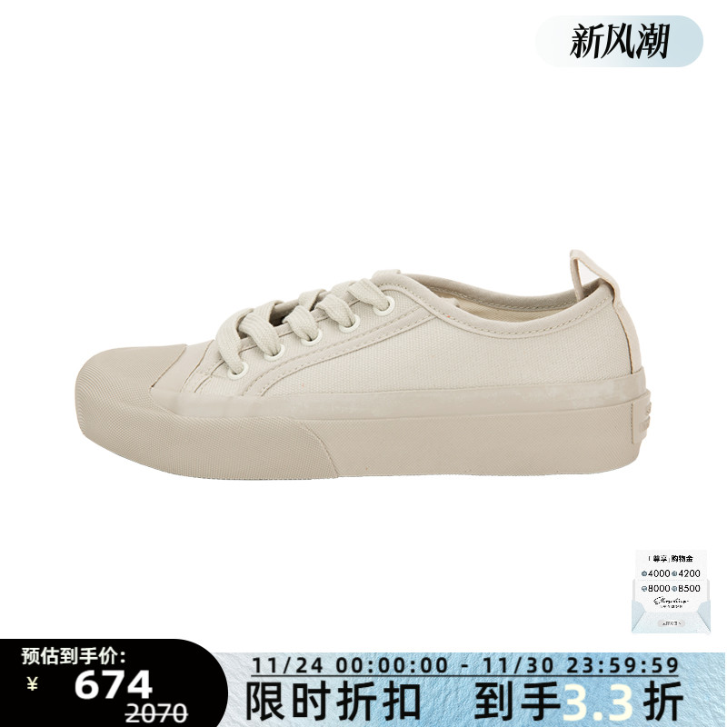 STUDIONICHOLSON低帮帆布鞋板鞋