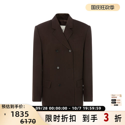 RECTO休闲时髦双排扣长袖上衣