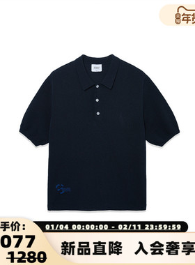 ANDAHALF 秋冬新款女士短袖宽松POLO衫银泰百货 301602