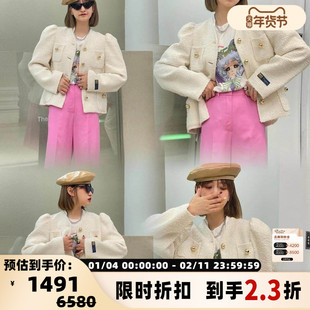 Pushbutton 春秋款女士小香风外套夹克银泰百货精品 301596