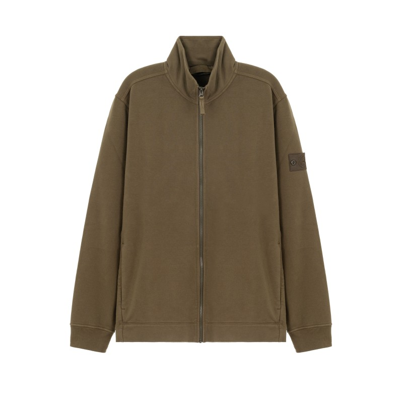STONE ISLAND 春夏新款男士复古休闲拉链卫衣银泰百货精品301574