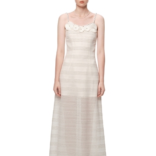 度假风立体花朵吊带连衣裙银泰百货 SHRO 新款 25夏季 301469 ENRO