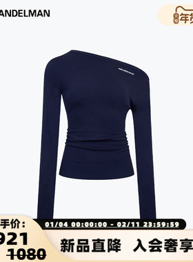 ANN ANDELMAN   25新款女士三穿薄款一字肩针织衫银泰百货 301286