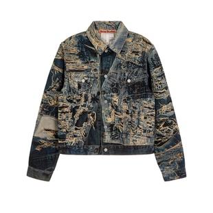 棉质潮流牛仔外套银泰百货 ACNE 男士 春夏新款 301574 STUDIOS