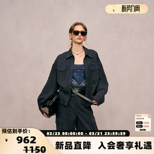 上衣银泰百货 女士天丝混纺可抽绳花苞形工装 301600 Peiskos Kar