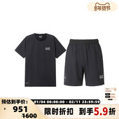 男士 VENTUS7圆领短袖 T恤运动套装 Armani阿玛尼EA7 银泰 300095