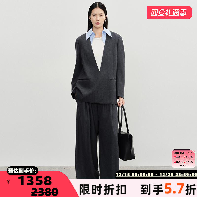 西装外套concise-white/简白