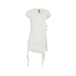 Cello Sonata春季女士休闲时尚不规则纯色迷你连衣裙银泰百货