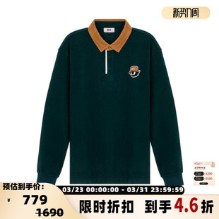 男士 新款 黑色百搭潮牌套头卫衣银泰百货精品301574 春季 WAAC