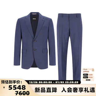 银泰 Hugo black系列羊毛单排扣西服套装 男士 300095 Boss雨果博斯