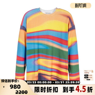 圆领T恤上衣银泰301574 短句潮流女士拼色长袖 SHORT SENTENCE